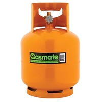Gasmate LPG 4kg Camping Cylinder, 3/8" LH BSP
