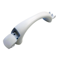 White Plastic Grab Handle. XC9HANDLE01/C2734B