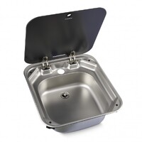 Dometic VA8006 Square Sink with Glass Lid