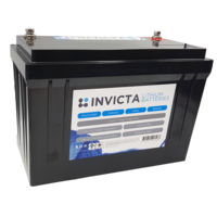 Invicta 12V 125Ah Lithium Battery with 4 Series Functionality
