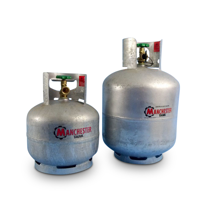 GAS CYLINDER 4KG GALVANIZED Caravan RV Camping