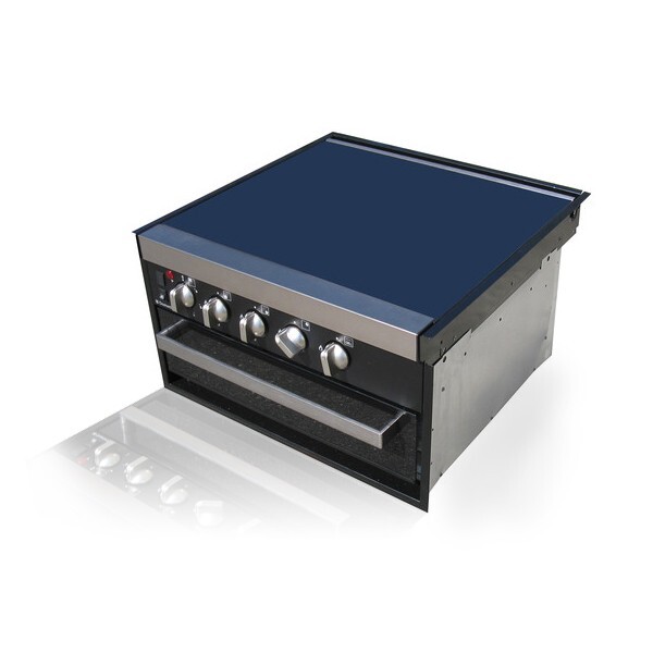 Smev 4 Burner Grill Gas/Electric Cooker With Mirror Door & Safety Cut