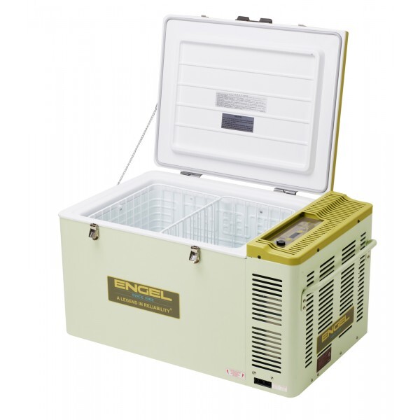 Engel 60 Litre Retro Chest Fridge / Freezer + Transit Bag Buy Now Caravan RV Camping