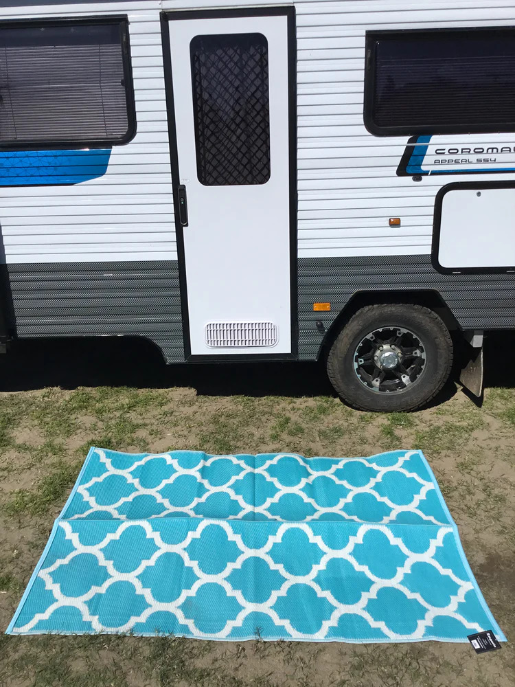 DLG Australia 210 x 150 cm Recycled Mat Blue DLG Australia Caravan