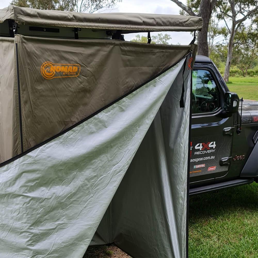 NOMAD Shower Tent Awning Foldout with Roof NOMAD Caravan RV Camping