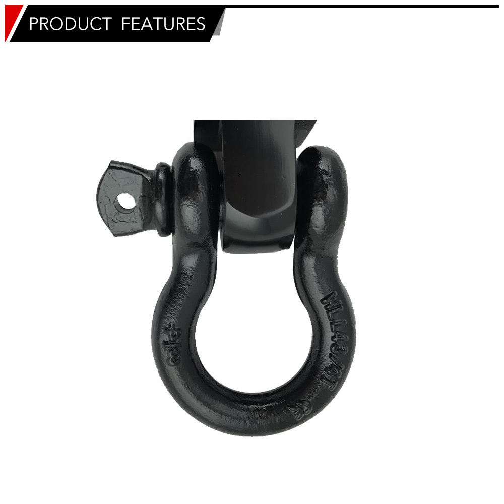 Recovery Hitch Receiver Rated 5 Tonne + Bow Shackle Tow Bar Off Road