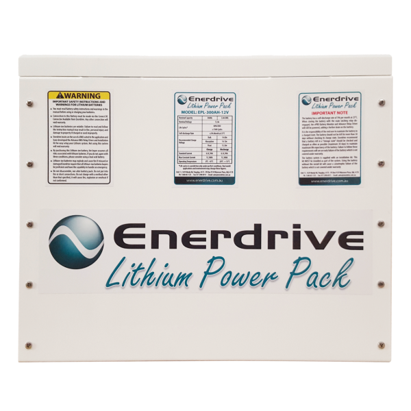 Enerdrive Pro Series 60A OffGrid 300Ah Lithium Battery Kit