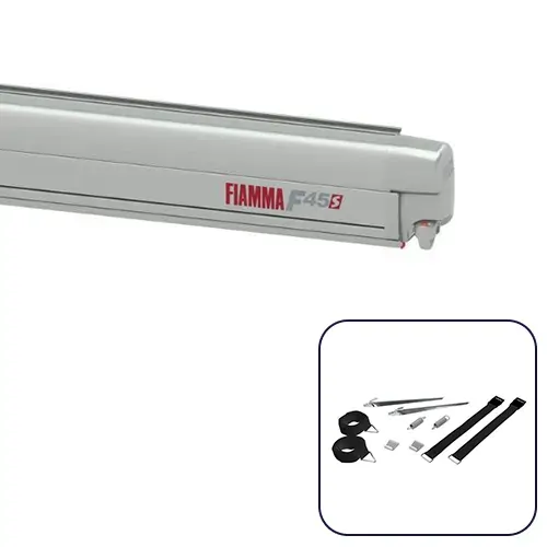 Fiamma F45 S Awning Titanium 4.0m Royal Grey