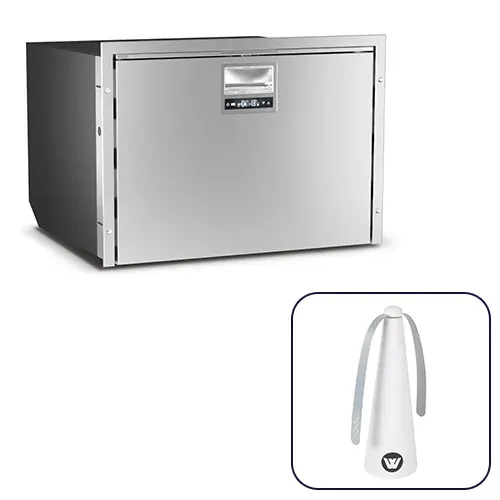 Vitrifrigo DRW70A 80 Litre Stainless Steel Drawer Fridge Freezer