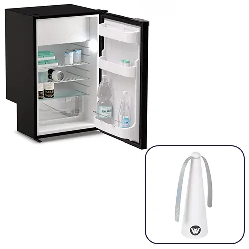 Vitrifrigo C85i 85 Litre 12/24V Left Hand Fridge Freezer with Chromelock