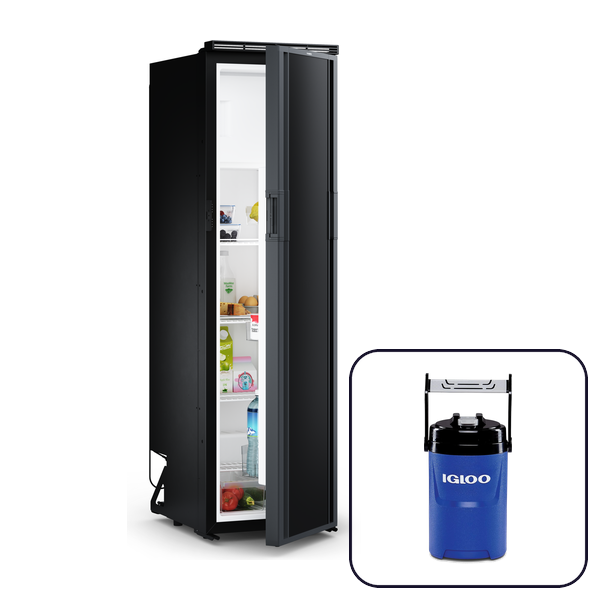 Dometic RCT10.4G 153 Litre Slim Compressor Fridge & Freezer 12/24V 