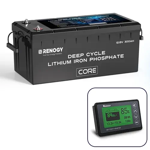 Renogy 12V 300Ah Core Series Lithium Battery with Self Heating