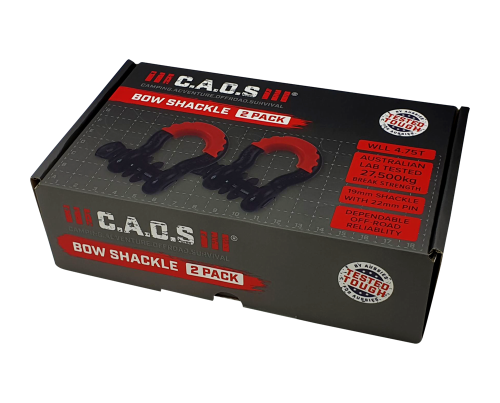 CAOS 2 Pack Shackles with Shackle Protector & Isolators CAOS