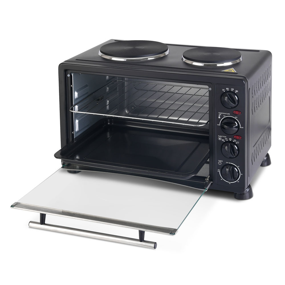 34L Portable Convection Oven BlackFor Sale