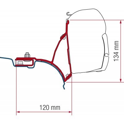 Fiamma F45 VW T5/T6 Bracket Kit