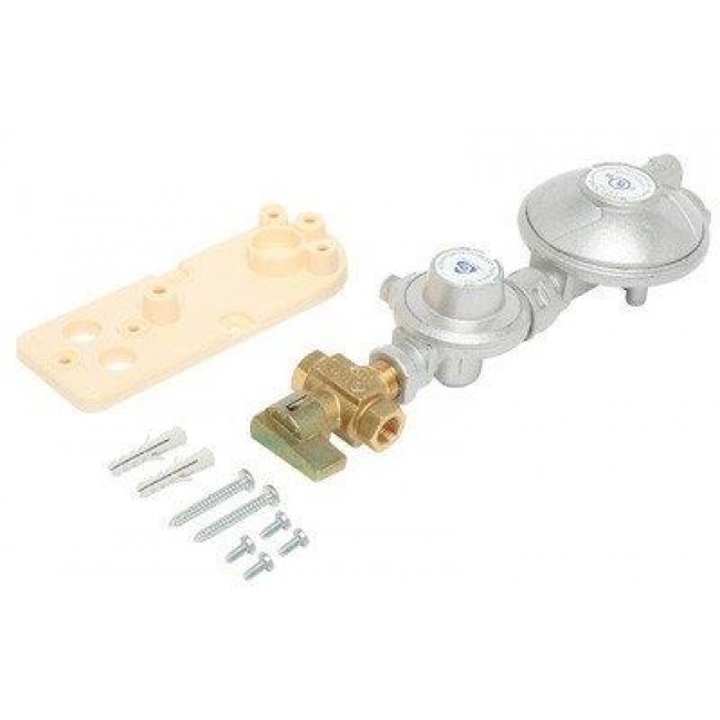 GAS REGUL OPP MANUAL DUAL&BRKT FLOW RATE : 160 M/J
