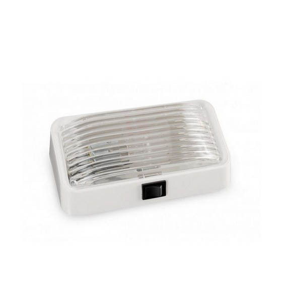 LIGHT 12V ANNEX WITH SWITCH CLEAR LENS