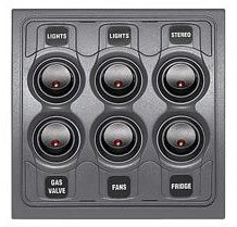 CONTROL PANEL 6 WAY -BULK TRAVELLER