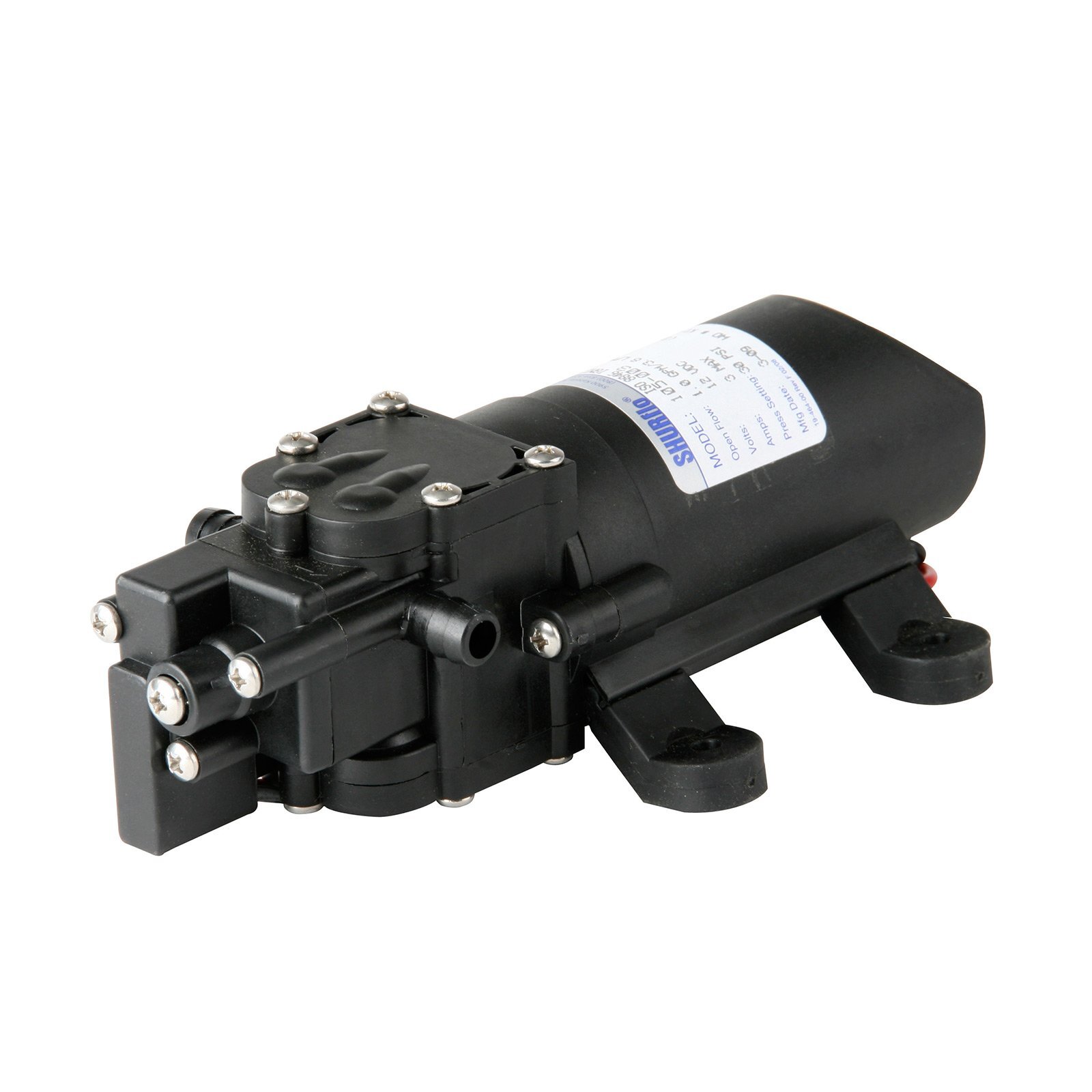 Shurflo 12V Compact Pump 3/8b Single Fixture 30psi