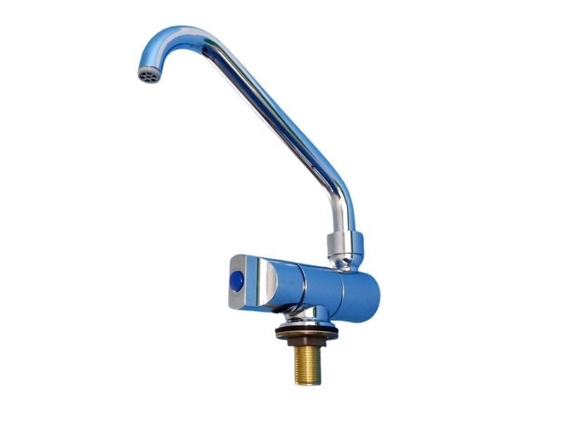 Single Folding Faucet - Chrome
