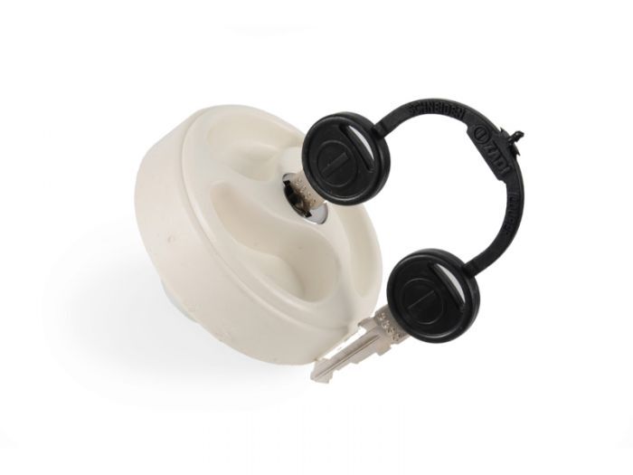 CAP& KEY LOCKABLE WATER FILLER WHITE