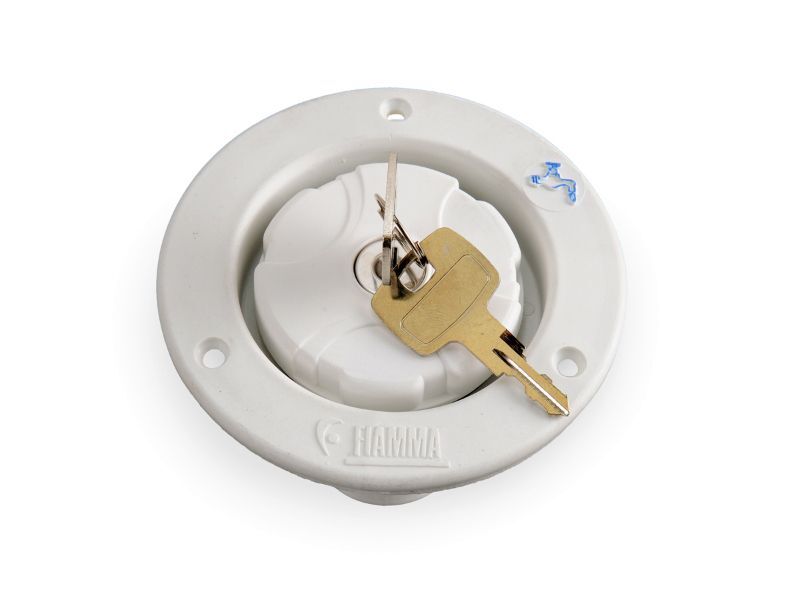 FIAMMA LOCKABLE WATER FILLER WHITE