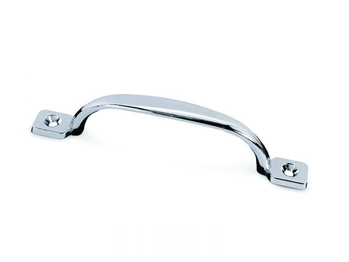 CHROME GRAB HANDLE 100MM