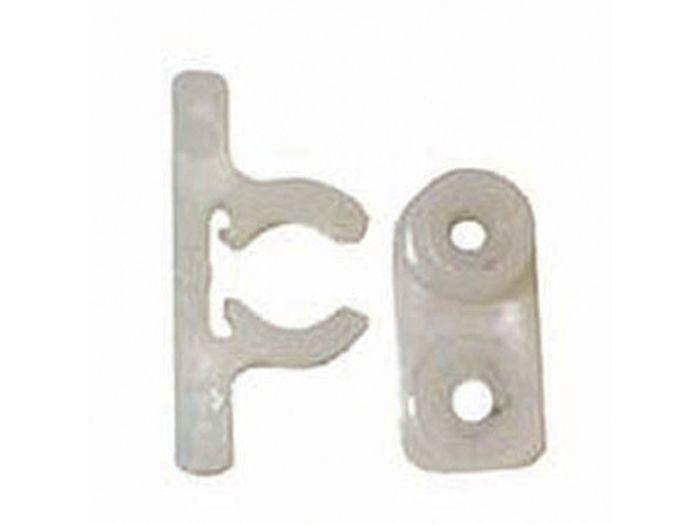 CUPBOARD VERTICAL CATCH NYLON 2 PIECE