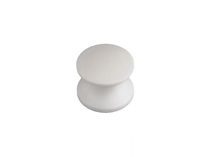 PUSH BUTTON KNOB WHITE 16/19MM