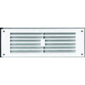 PLASTC LOUVRE VENT 125X260 BLK BLACK