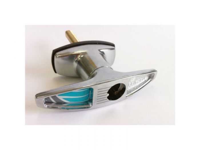1 KEY LARGE T HANDLE - CHROME RAPID/GLIDER/BOOT DR IP RATED