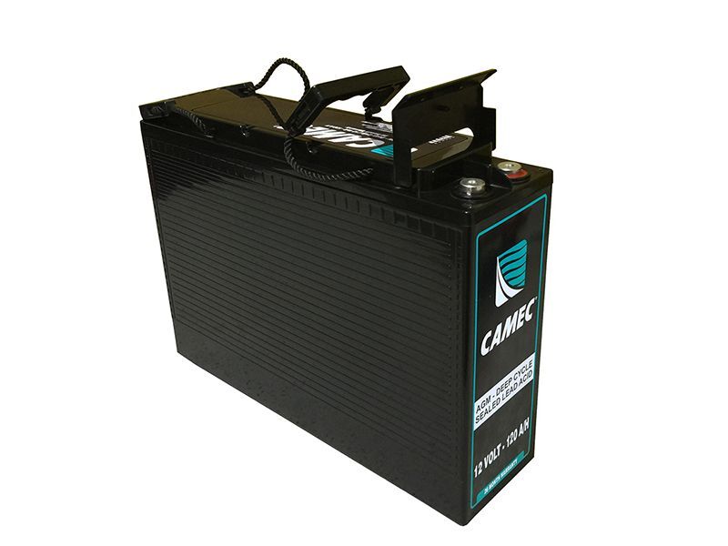 CAMEC 120AH SLIM AGM BATTERY FULLY SEALED - 3 YEARS WARRANTY
