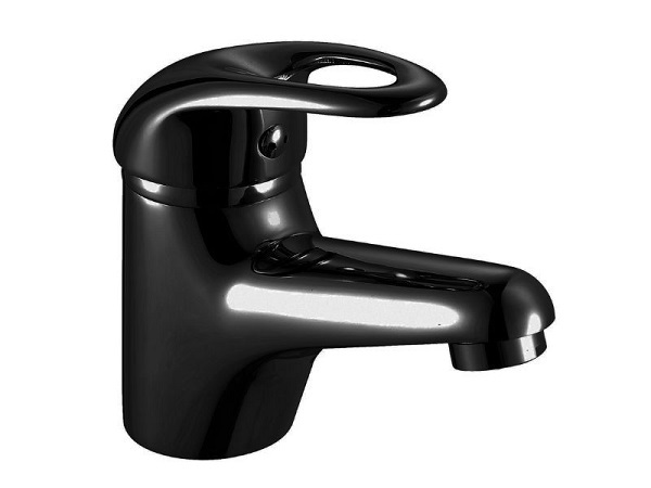 Camec Black Basin Mixer Fixed 110mm