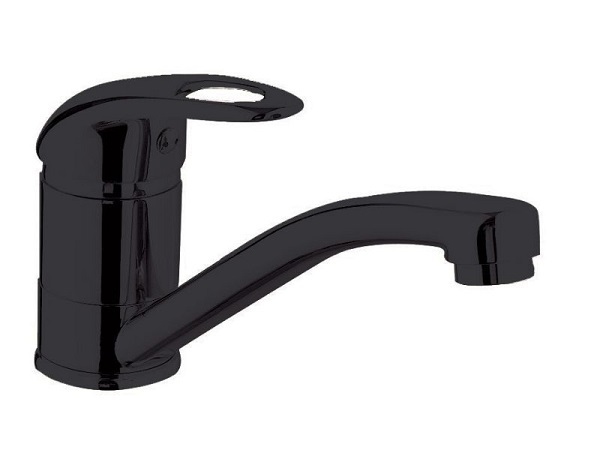 Camec Black Basin Mixer 150mm Spout