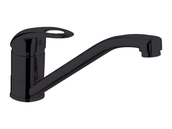 Camec Black Basin Mixer 220mm Spout