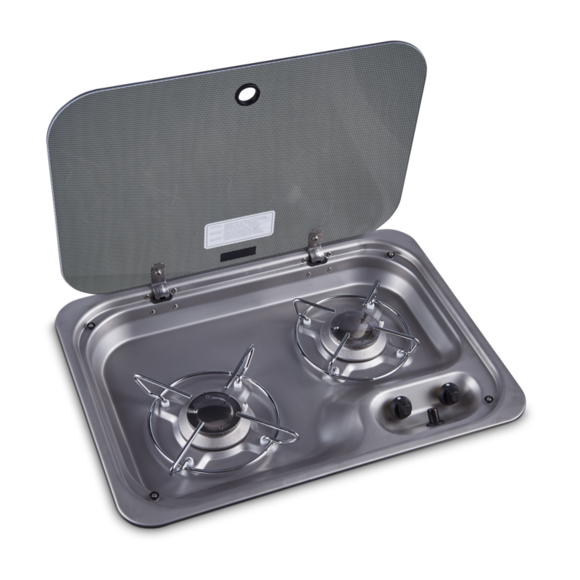 Dometic CRAMER 2 Burner Cooktop with piezo Caravan RV Camping