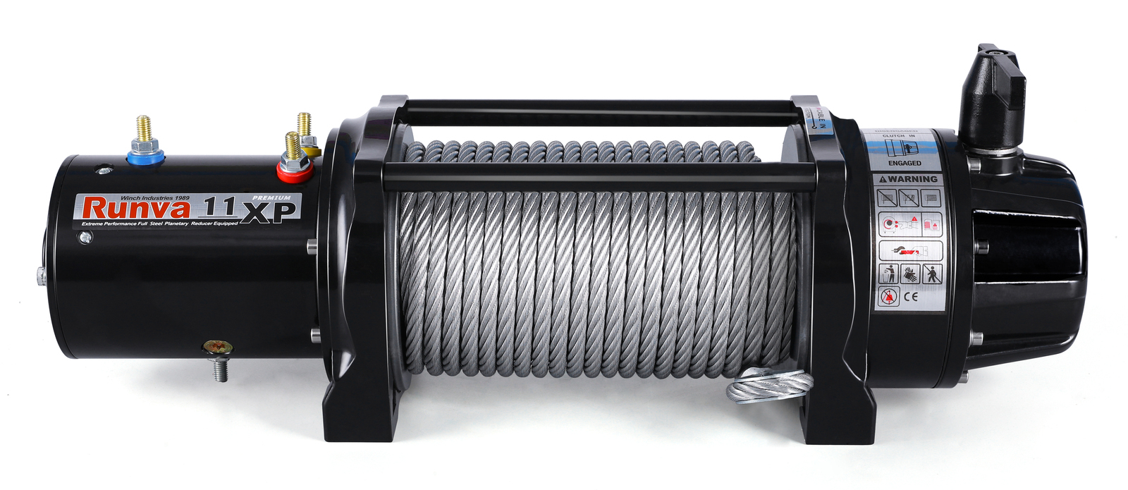 Runva 11XP Premium Winch with Steel Cable