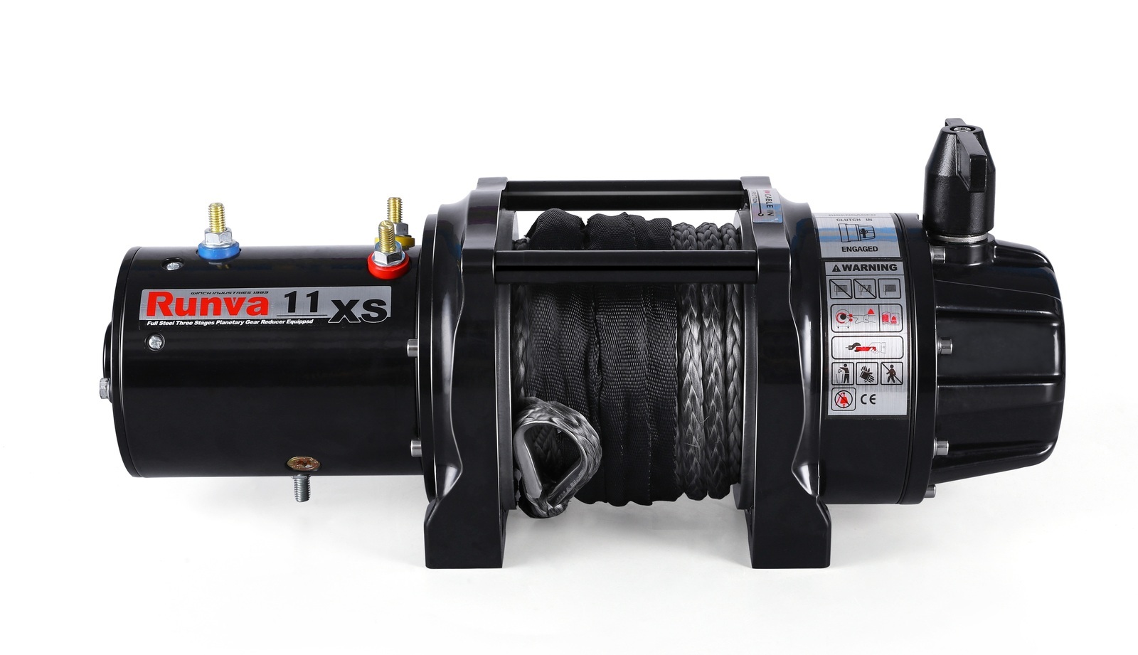 Runva 11XS Premium 12V Winch with Synthetic Rope
