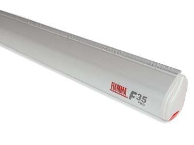 Fiamma F35 Pro 2.2m Titanium Cassette / Royal Grey Fabric Box Awning, 06762A01R