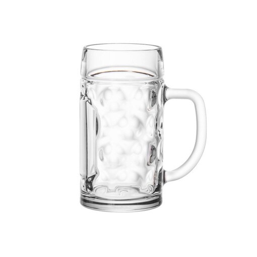 DStill 570ml Polycarbonate Dimple Beer Mug, Set of 4 DStill
