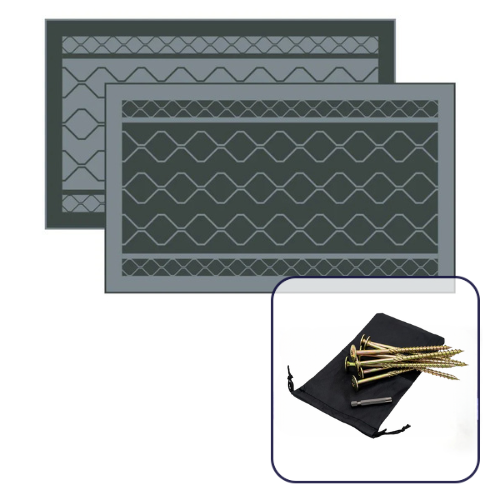 ACM 6x2.4m Hybrid Classic Plus Annexe Mat Grey/Charcoal