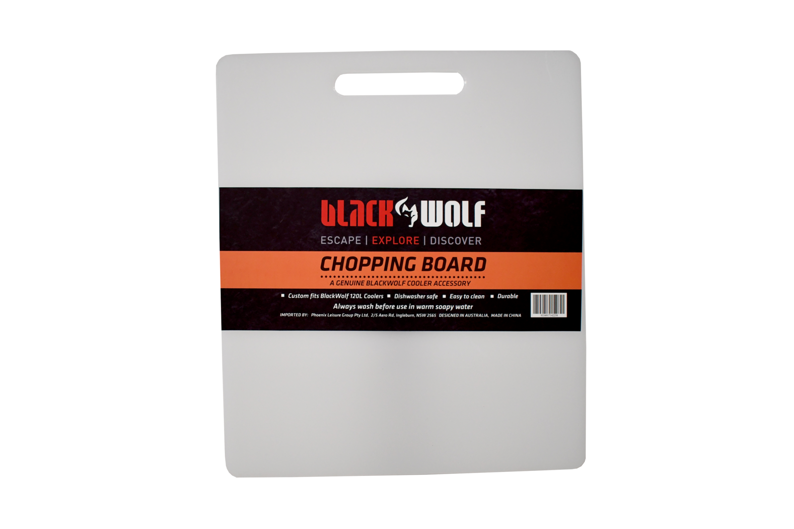 BlackWolf Cooler 120 Chopping Board, White