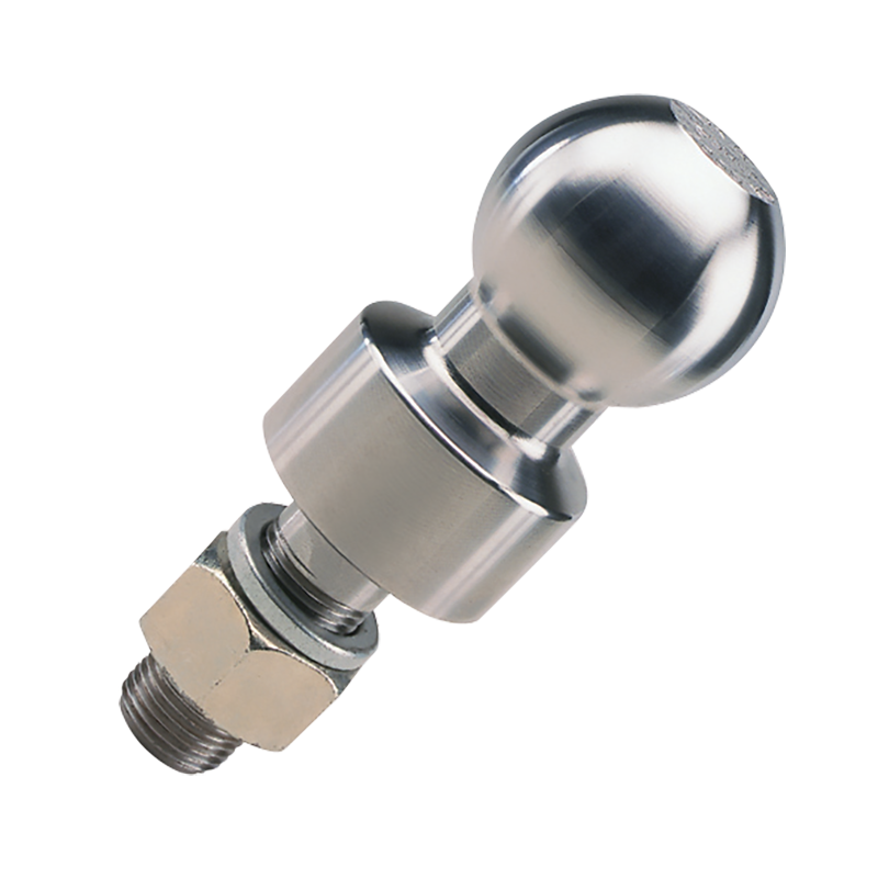2.0TON 1" HI-RISE 50MM CHROME TOW BALL SHANK 7/8 " x 52MM. TB50HR1
