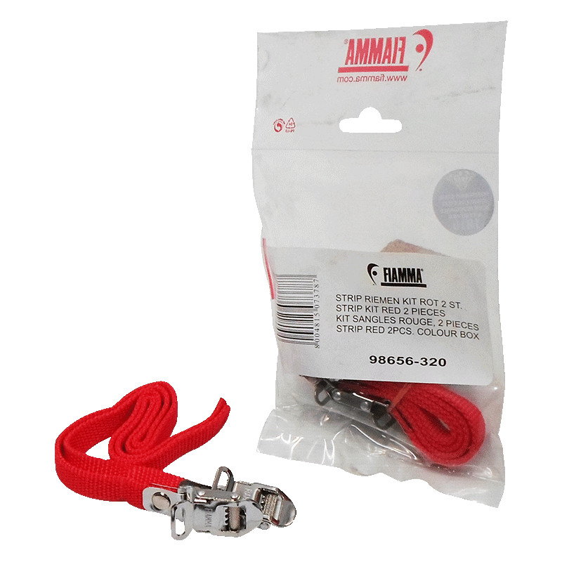 FIAMMA CARRY BIKE 2PCE RED STD STRIP KIT. 98656-320