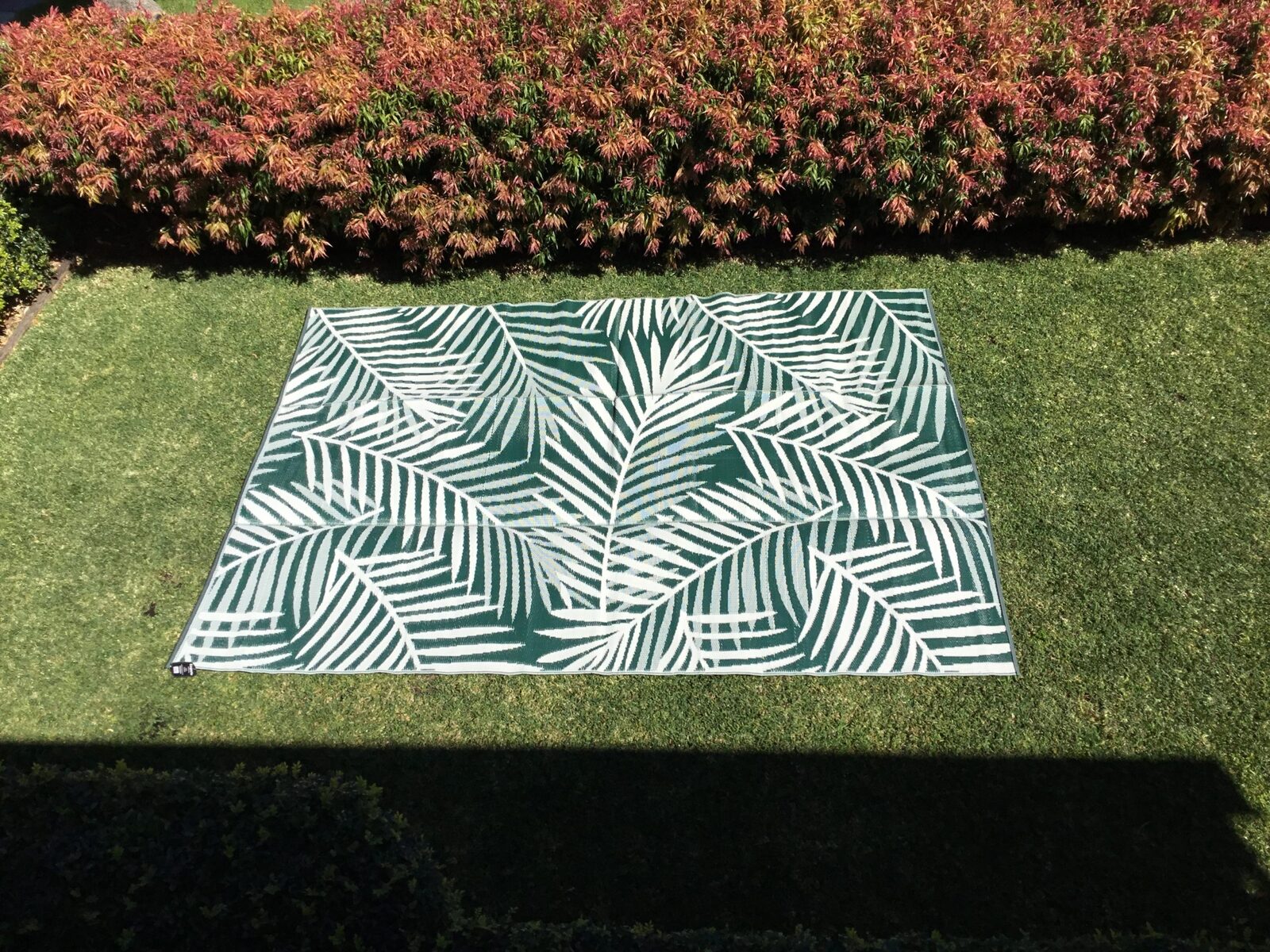 DLG Australia 270 x 360 cm D1 Recycled Mat, Dark Green/OffWhite
