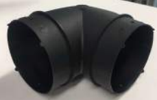 Truma 90 Degree Elbow - Suit VarioHeat 80mm Ducting