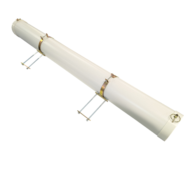 Coast RV White Pole Carrier Complete Kit, 1600mm