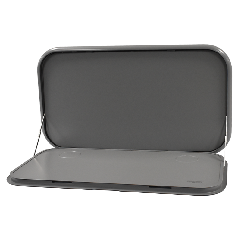 Coast Grey 4RC Caravan Picnic Table with LED & Backing Plate - 800 x 445mm