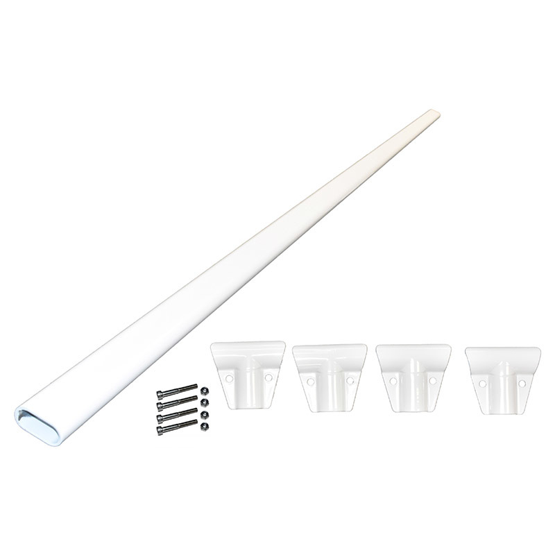 Aluminium Cross Bar Pack For Roof Rack White.SE00383ADPW Caravan RV Camping