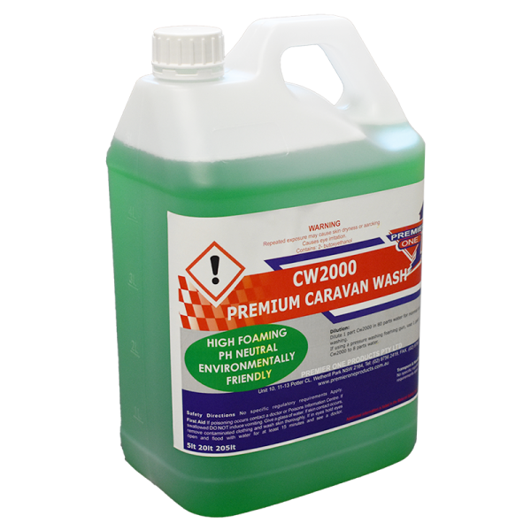 Premier One Caravan Wash 5L Bottle